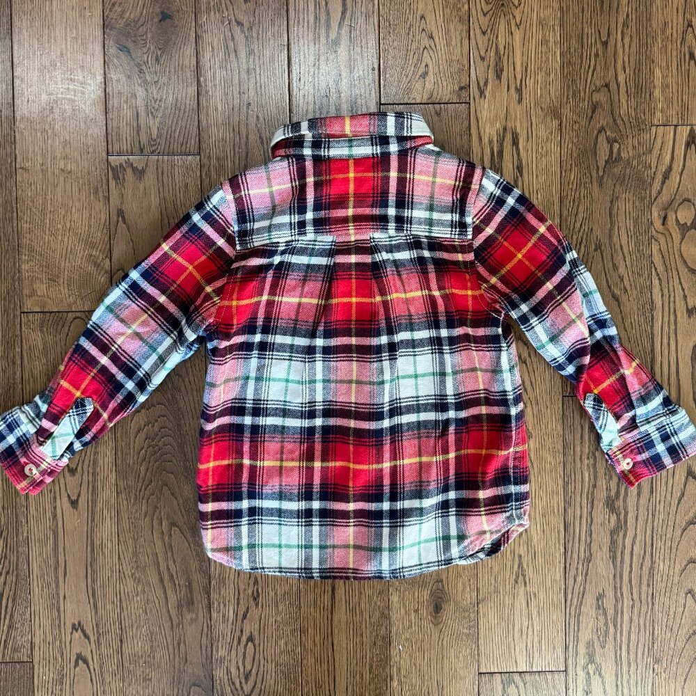 Hanna Andersson Plaid Flannel Shirt. 3T - Picture 5 of 6